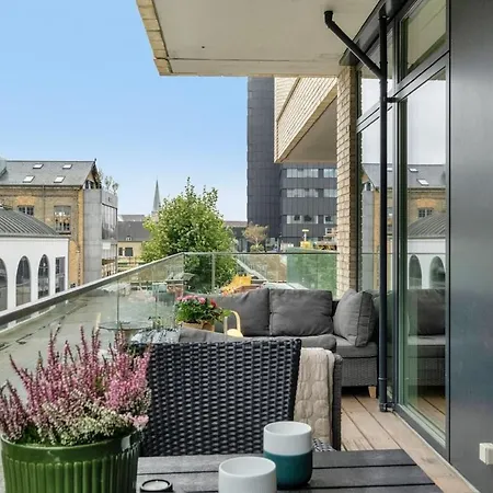 Apartmán Heart Of Aarhus, Modern And Paid Parking Nearby