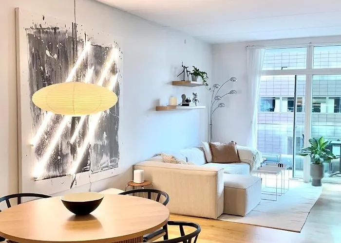 Apartament Heart Of Aarhus, Modern And Paid Parking Nearby *